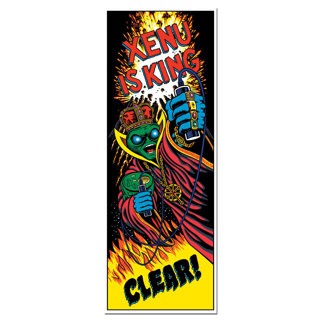 krooked SEAN CLIVER strangelove サイン入りデッキ Strangelove x Old Skull Exclusive Krampus Skateboard Deck - Hand