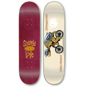 Strangelove Skateboards Brian Howard 8.375 guest model transfer board by Sean Cliver