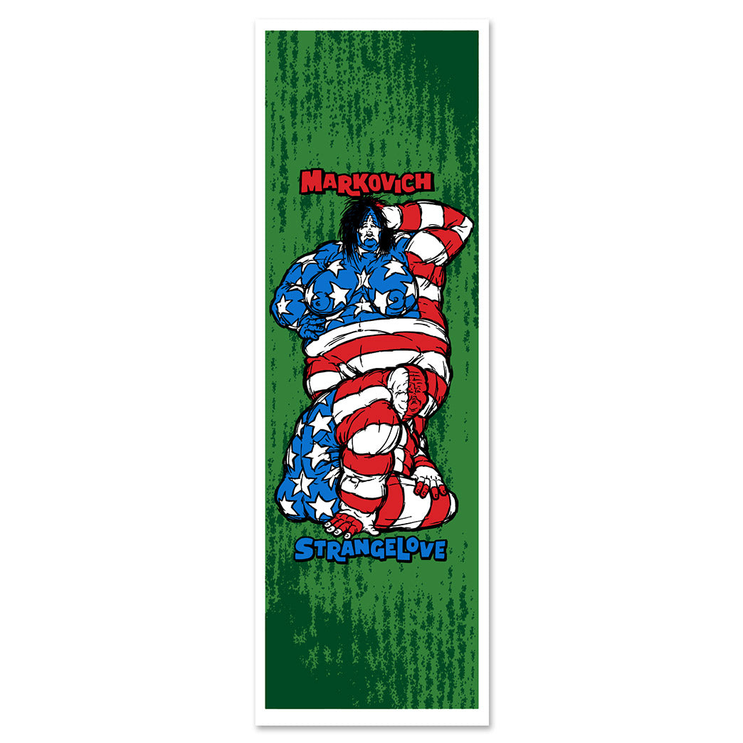 Sean Cliver / Markovich (Green) / Print – StrangeLove Skateboards