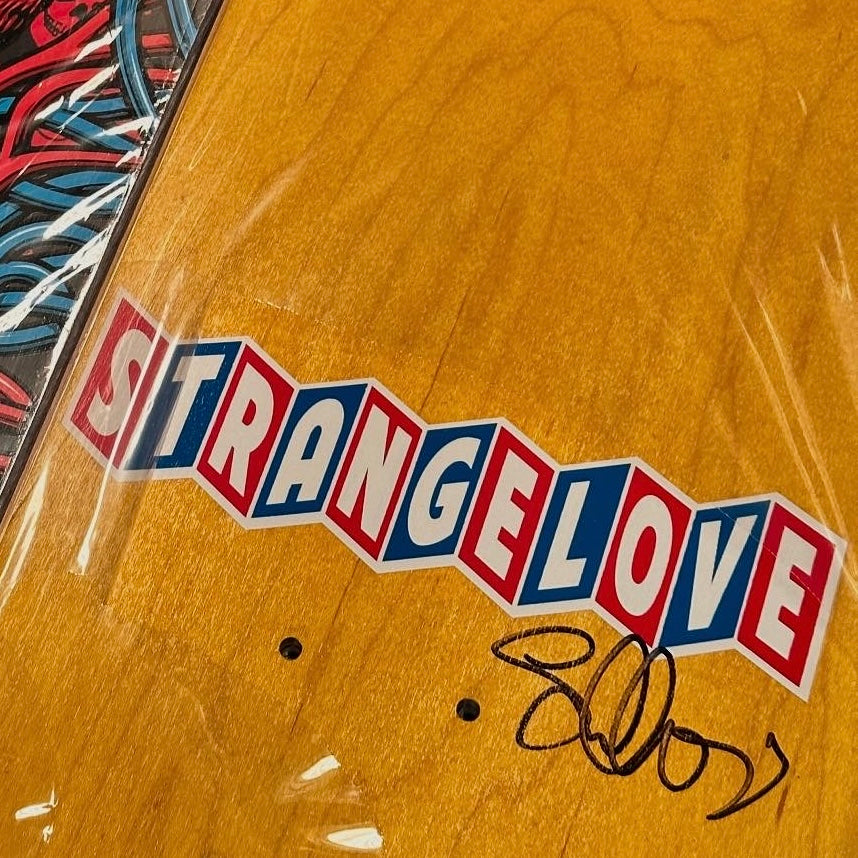 Heart Skull / 9.0 Deck (Signed) – StrangeLove Skateboards