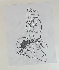 Sean Cliver / Original Art / Salt 'n' Pepper (Pencil)