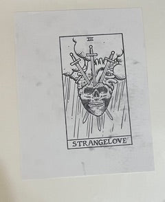 Sean Cliver / Original Art / StrangeLove Tarot Card (Pencil)