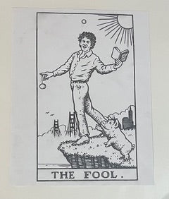 Sean Cliver / Original Art / Fool Tarot Card (Pencil)