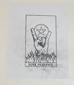 Sean Cliver / Original Art / Max Tarot Card (Pencil)