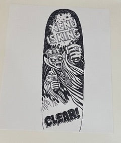 Sean Cliver / Original Art / Clear Sketch (Sharpie)