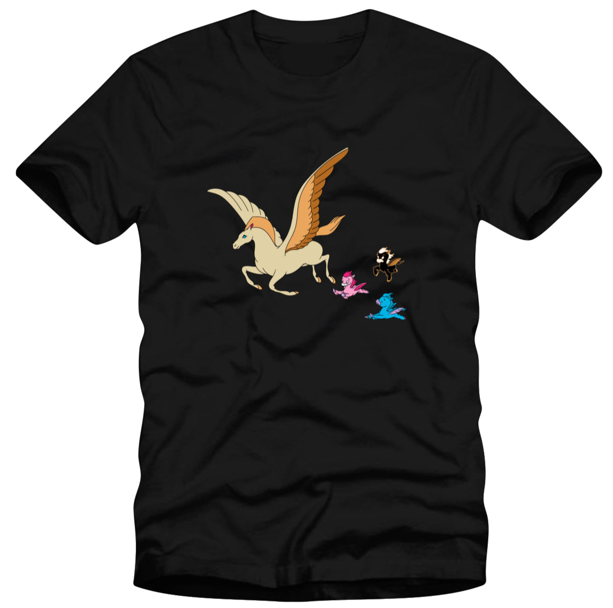 Pegasus / Lola Clique / Black / T-Shirt