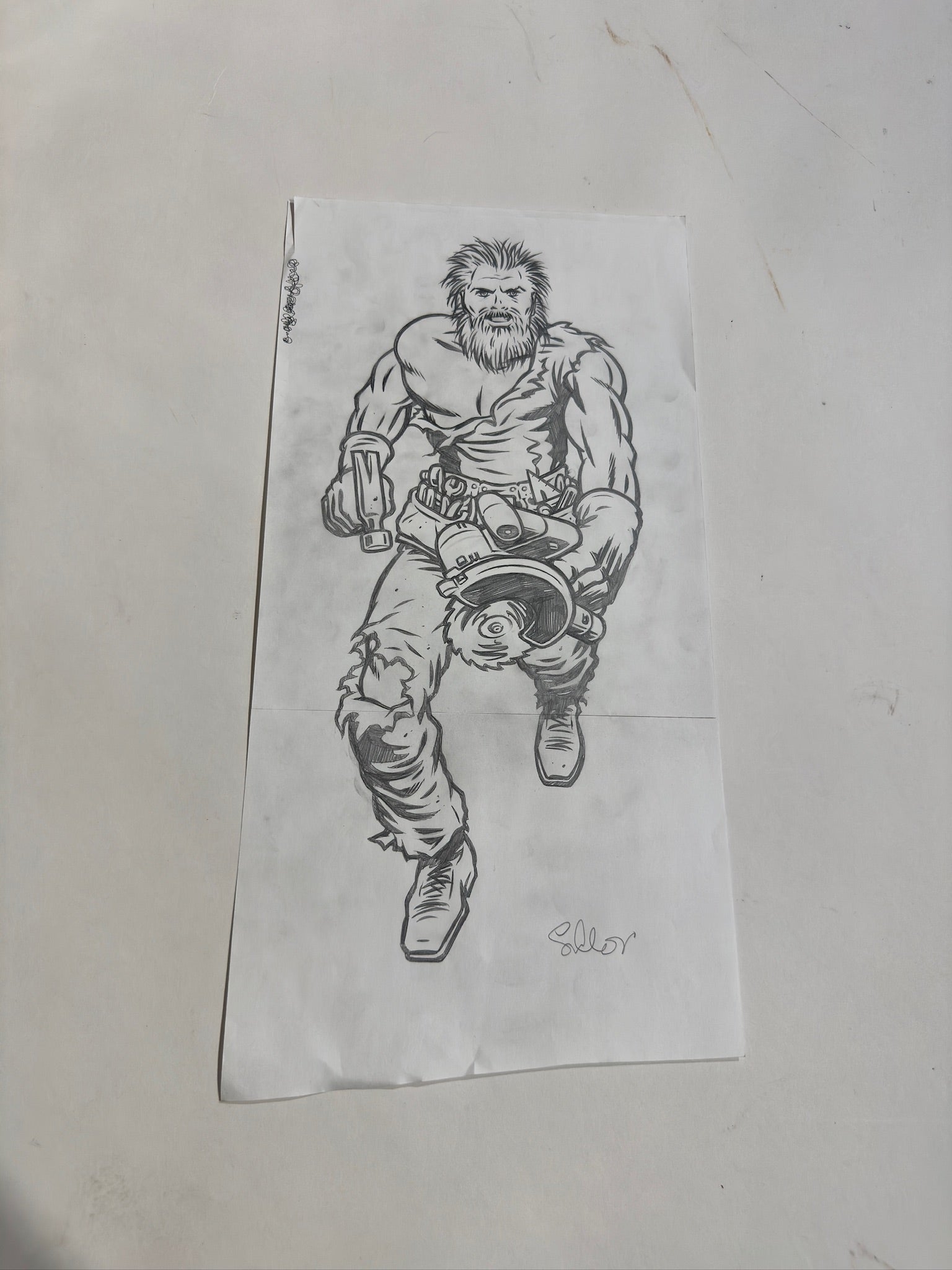 Sean Cliver / Original Art / Apocalypse Max (Pencil)