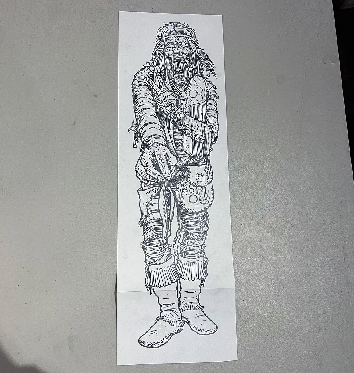 Sean Cliver / Original Art / Fashion Mummy (Pencil)