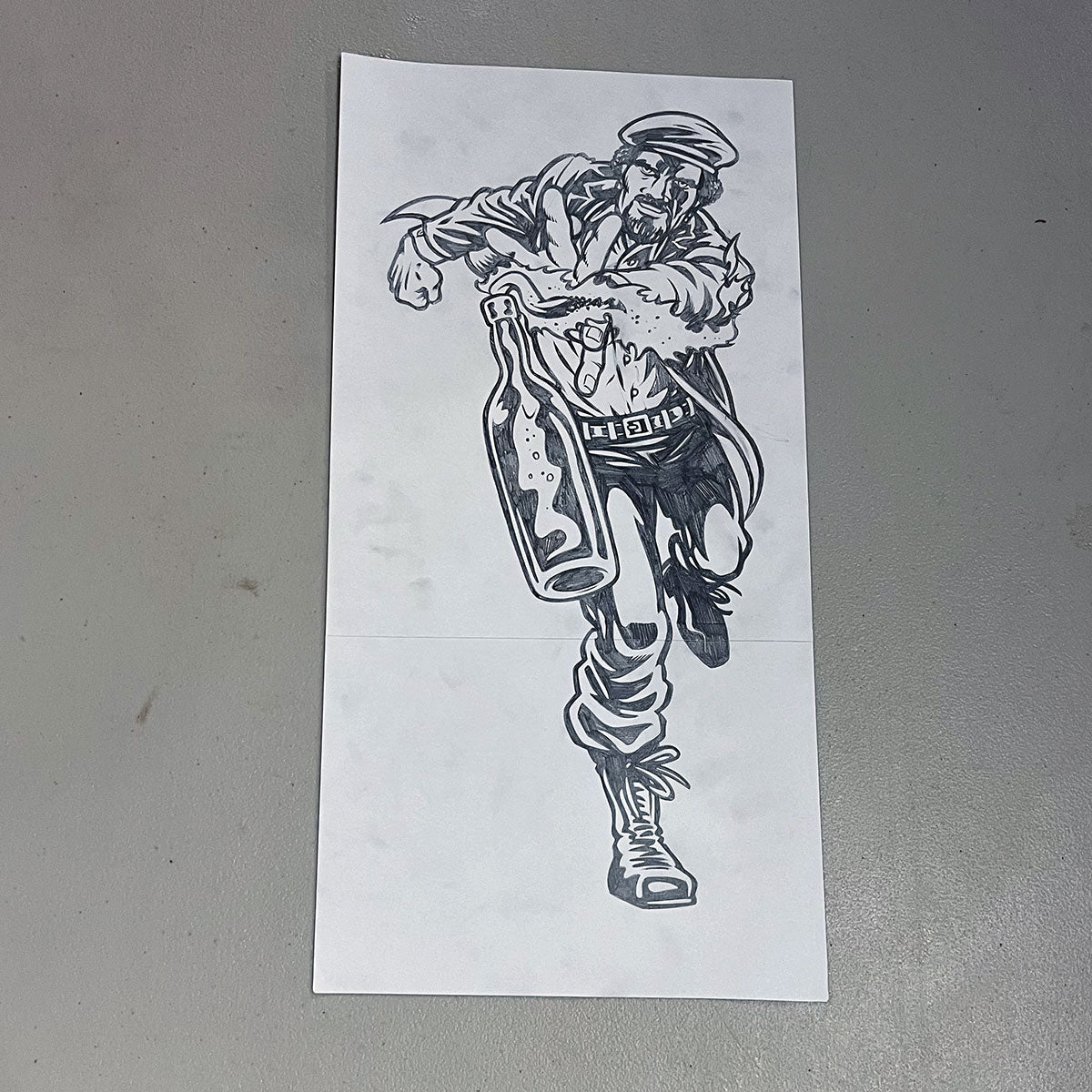 Sean Cliver / Original Art / Black Panther (Pencil)