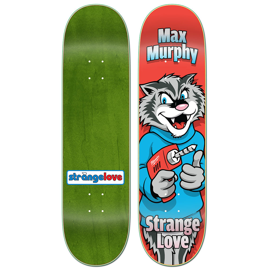Max Murphy / Badger / 8.25 Deck (Signed) – StrangeLove Skateboards