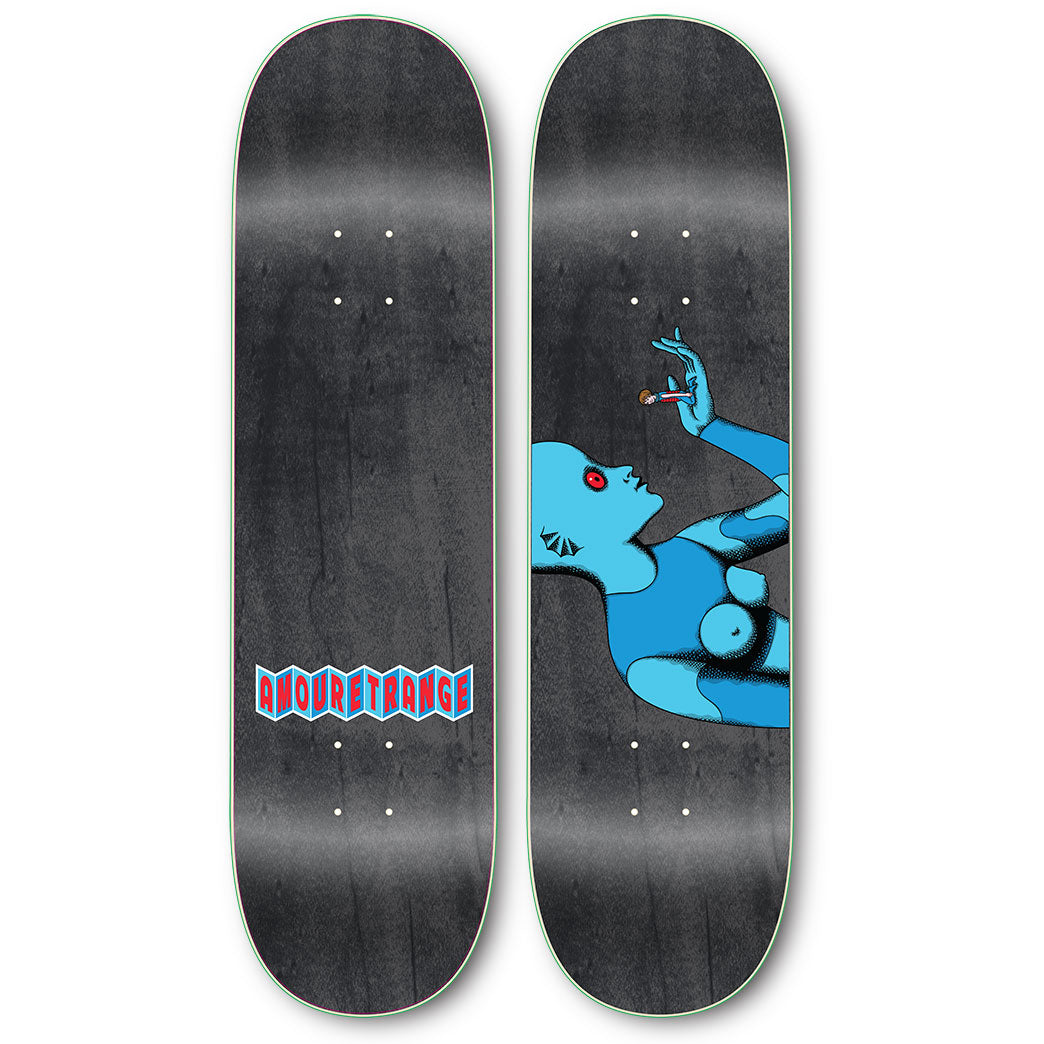 StrangeLove Sean Cliver/ Consume 8.5 Skateboard Deck Black