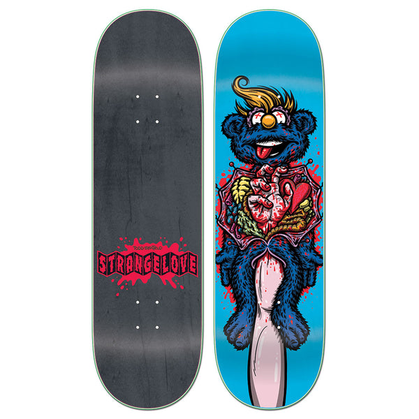 Todd Bratrud / Hand Puppet (Blue) / 9.0 Deck – StrangeLove Skateboards