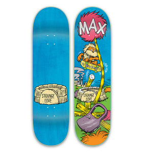 Max Murphy Pro Deck with Pink Tree Graphic for StrangeLove Skateboards. Art by Sean Cliver.