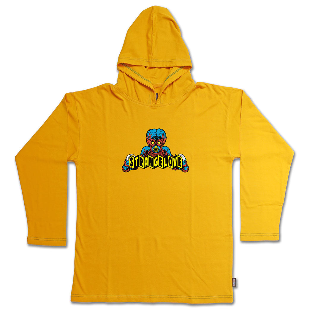 Mutant / Gold / Long Sleeve Hooded T-Shirt