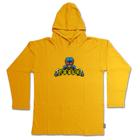 Mutant / Gold / Long Sleeve Hooded T-Shirt