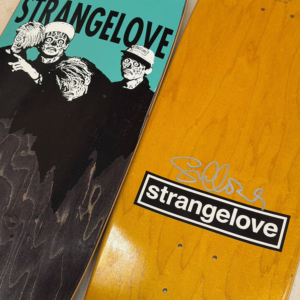 Consume II / Turquoise / 8.875 Deck (Signed) – StrangeLove Skateboards