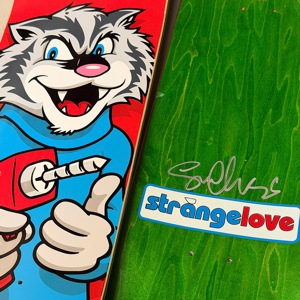 Max Murphy / Badger / 8.25 Deck (Signed) – StrangeLove Skateboards
