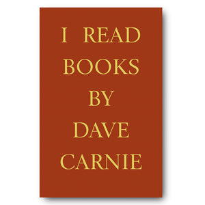 Dave Carnie / I Read Books / Zine