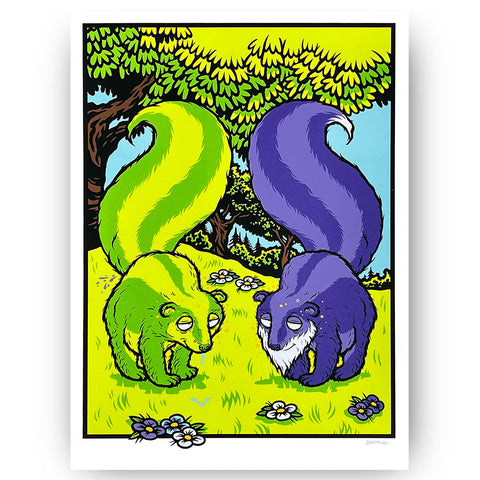 Todd Bratrud / Skunks / Lettered Edition (A-Z) of 26