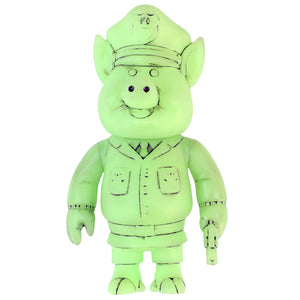 Pig / Green Glow  / Vinyl Toy - Signed